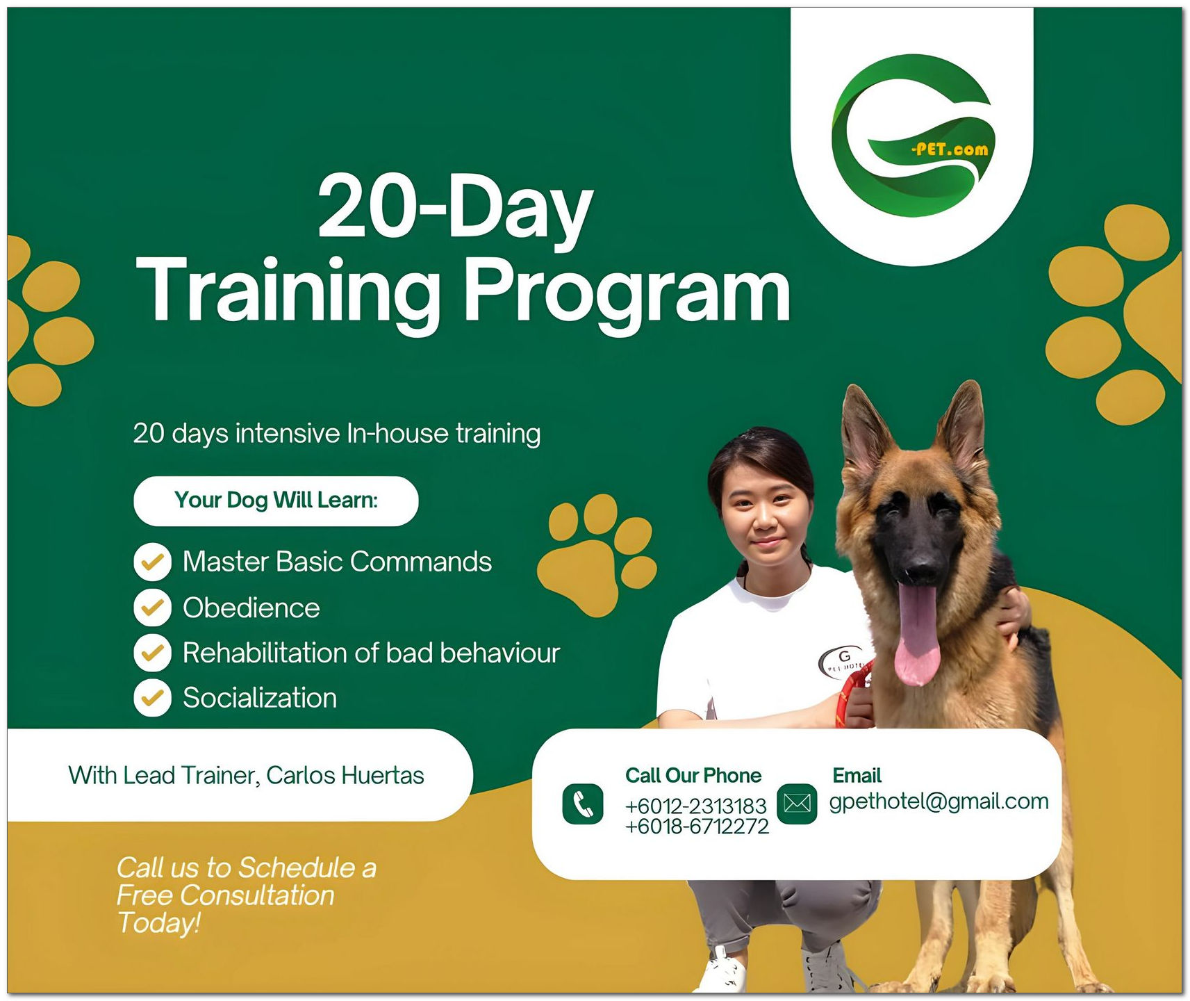 training 20 dayscourses